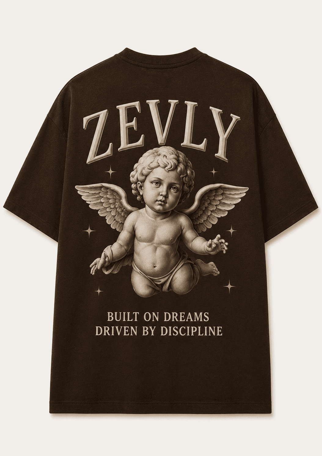 Angel Vision™ Oversized T-Shirt, back view