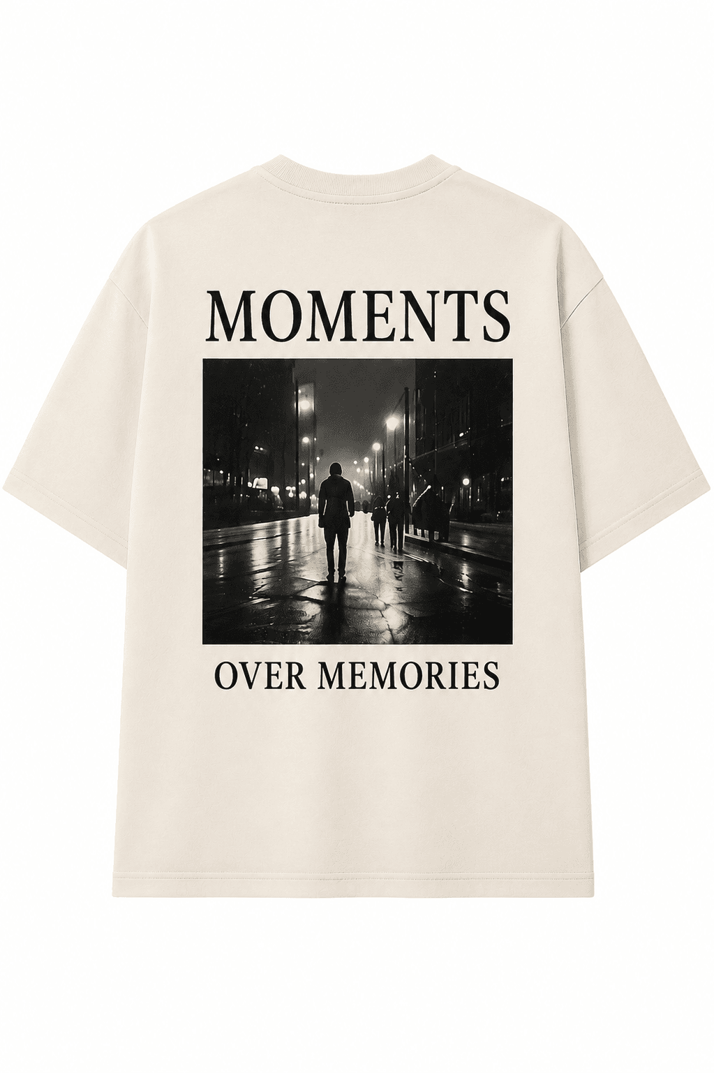 Moments™ Oversized Streetwear T-Shirt, back view