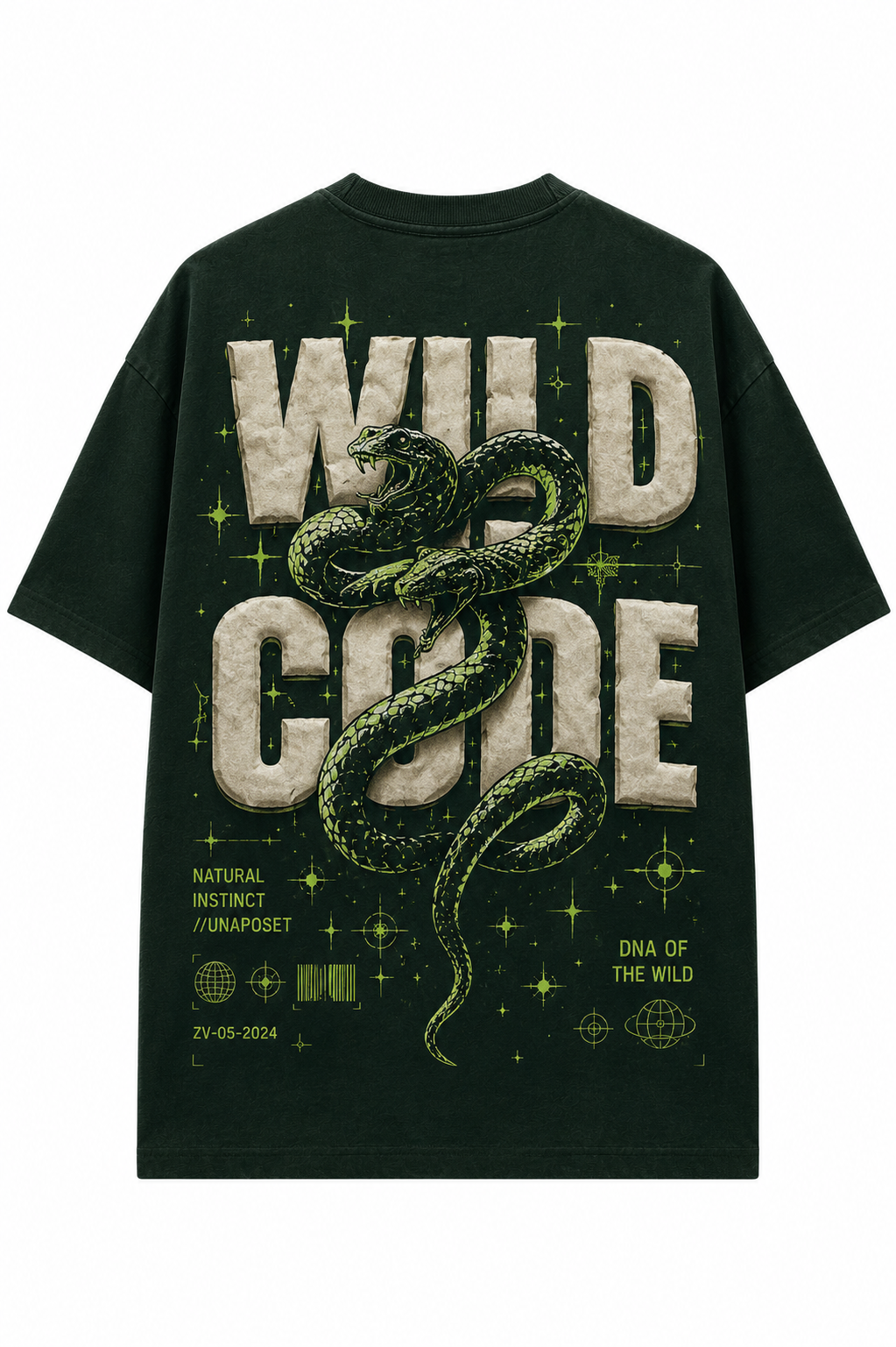 Wild Code™ Oversized Streetwear T-Shirt – Limited Edition