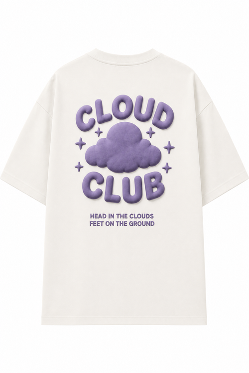 Cloud Club™ Oversized Streetwear T-Shirt