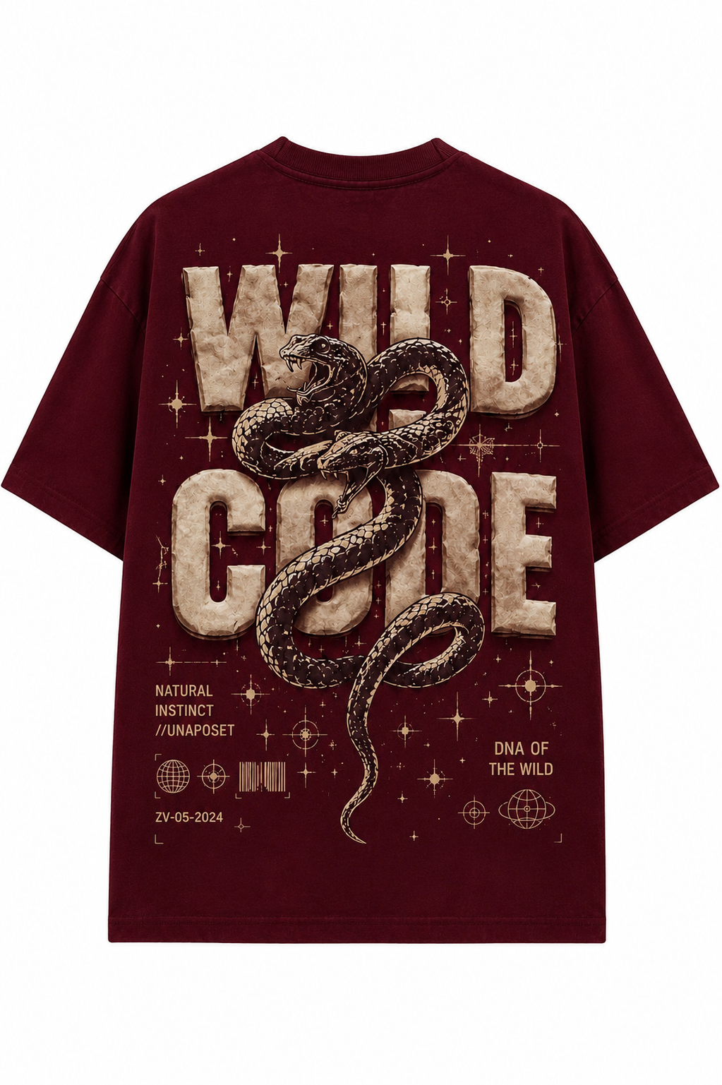 Wild Code™ Oversized Streetwear T-Shirt – Limited Edition