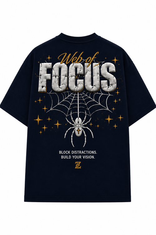 Web of Focus™ Oversized Streetwear T-Shirt – Limited Edition