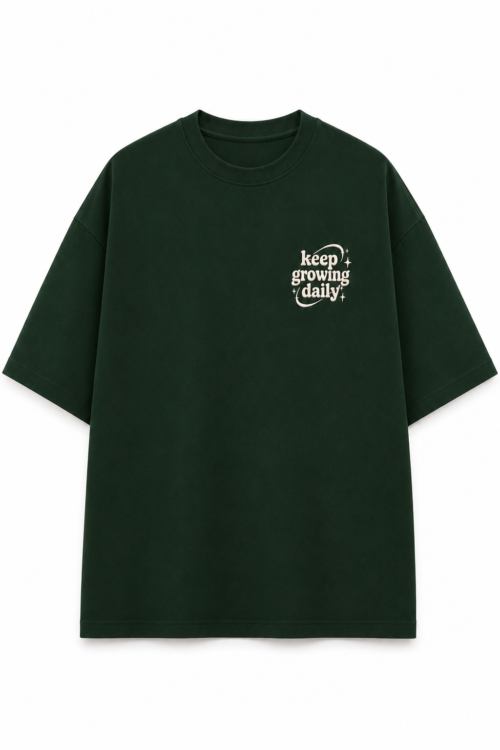 Keep Growing Daily™ Oversized Streetwear T-Shirt