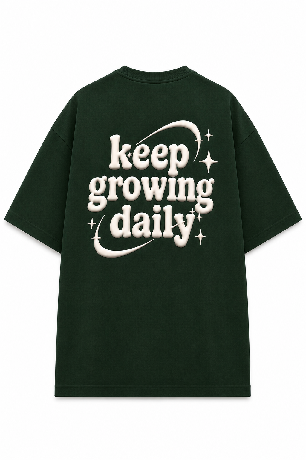 Keep Growing Daily™ Oversized Streetwear T-Shirt